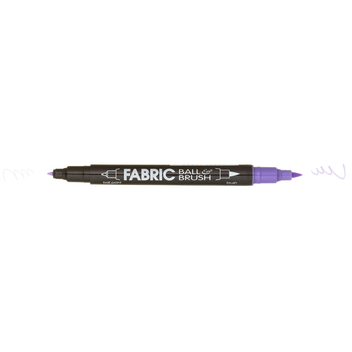 FABRIC BALL AND BRUSH - FLUORESCENT COLORS