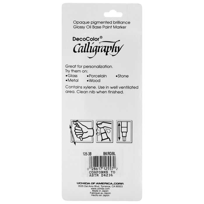 CALLIGRAPHY PAINT MARKER 3 PIECE SET B