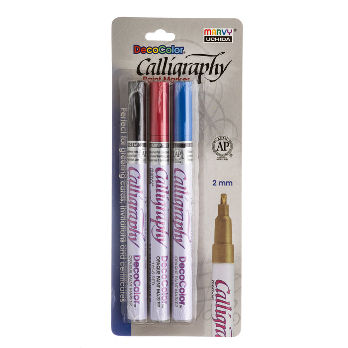 CALLIGRAPHY PAINT MARKER 3 PIECE SET B