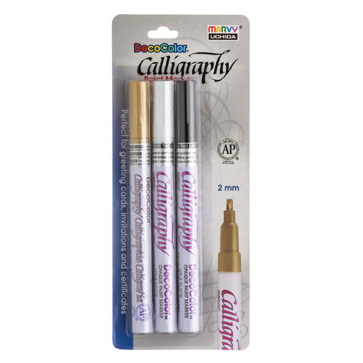 CALLIGRAPHY PAINT MARKER 3 PIECE SET C