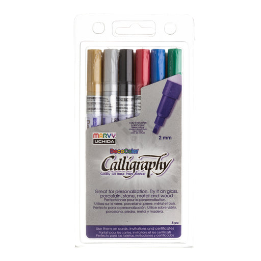 CALLIGRAPHY PAINT MARKER 6 PIECE SET