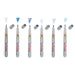 Le plume permanent blue set markers with cap off showing color squiggle at the tip.