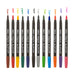 BRUSH MARKER - 12 PIECE PRIMARY SET A