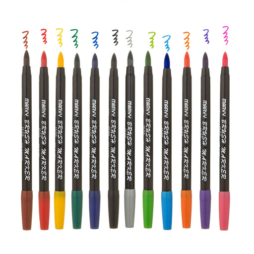 BRUSH MARKER - 24 PIECE SET