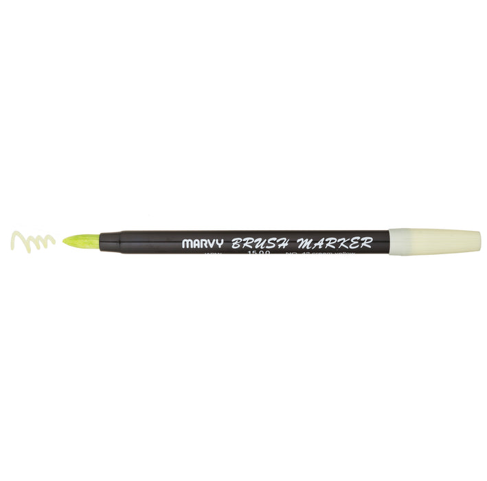 BRUSH MARKER - YELLOWS