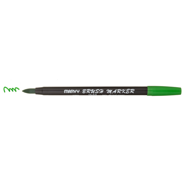BRUSH MARKER - GREENS