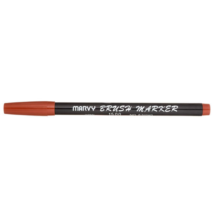 BRUSH MARKER - BROWNS