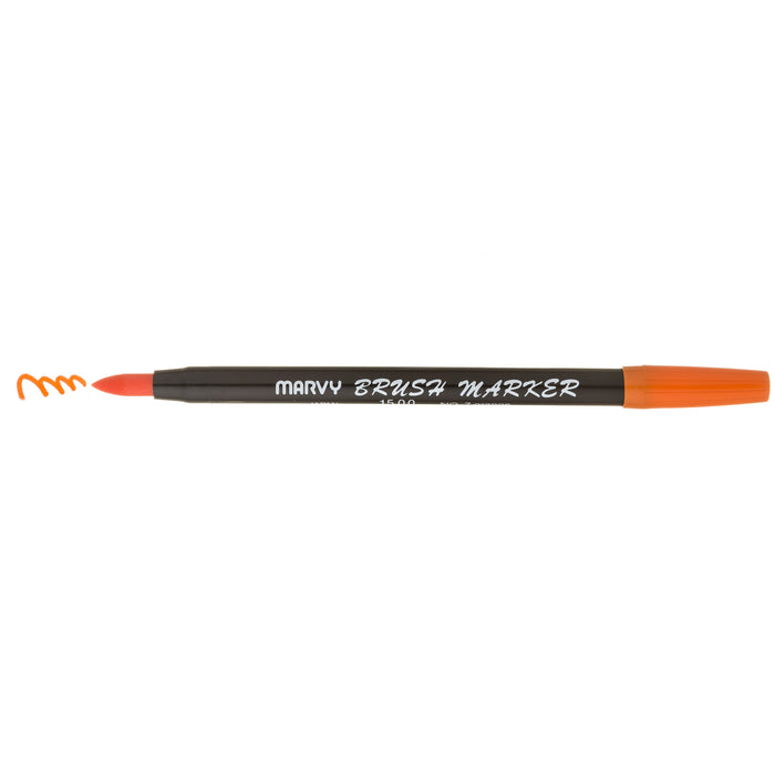 BRUSH MARKER - ORANGES