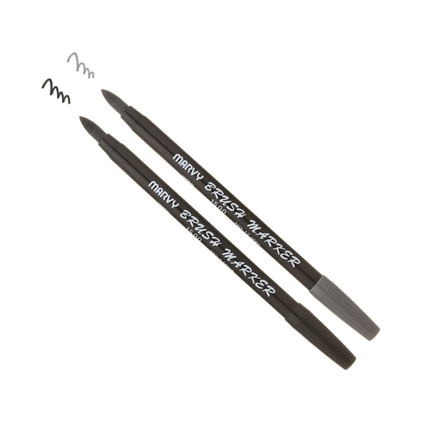BRUSH MARKER - GREYS