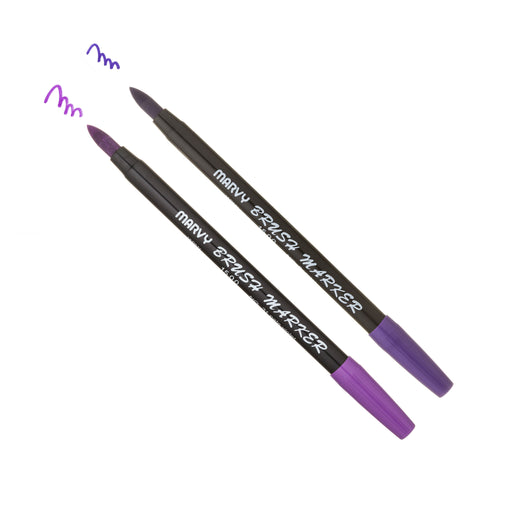 BRUSH MARKER - PURPLES