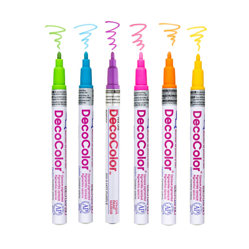 DECOCOLOR&reg; PAINT MARKER FINE SET C