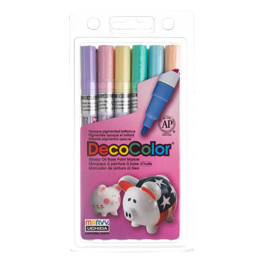 DECOCOLOR&reg; PAINT MARKER FINE TIP SET B