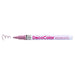 Decocolor Retro fine tip marker pale mauve with cap off and color squiggle at tip