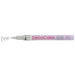 DECOCOLOR® PAINT MARKER FINE silver with color squiggle at the tip