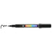 Decocolor Acrylic fine tip black with cap off and squiggle at tip