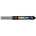 Decocolor Acrylic fine tip silver with cap on