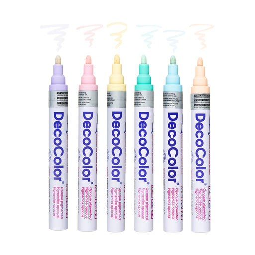 DECOCOLOR&reg; PAINT MARKER BROAD TIP SET B