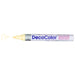 DECOCOLOR® PAINT MARKER BROAD cream yellow with color squiggle at the tip
