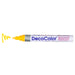 DECOCOLOR® PAINT MARKER BROAD yellow with color squiggle at the tip