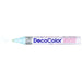 DECOCOLOR® PAINT MARKER BROAD pale blue with color squiggle at the tip