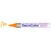 DECOCOLOR® PAINT MARKER BROAD orange with color squiggle at the tip