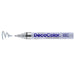 DECOCOLOR® PAINT MARKER BROAD silver with color squiggle at the tip