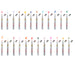 Le plume permanent garden set markers with cap off showing color squiggle at the tip