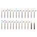 Le plume permanent  special set markers with cap off showing color squiggle at tip