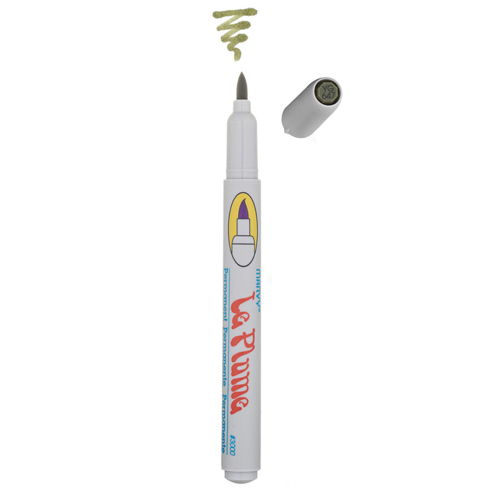 LE PLUME PERMANENT MARKERS - GREENS