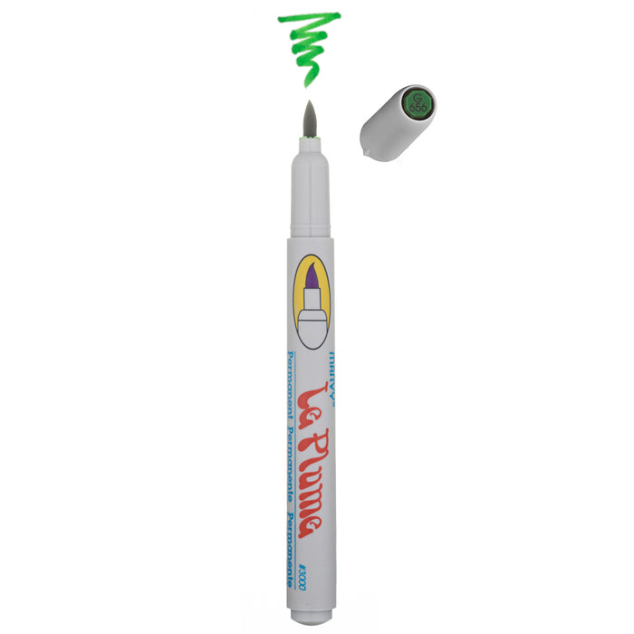 LE PLUME PERMANENT MARKERS - GREENS