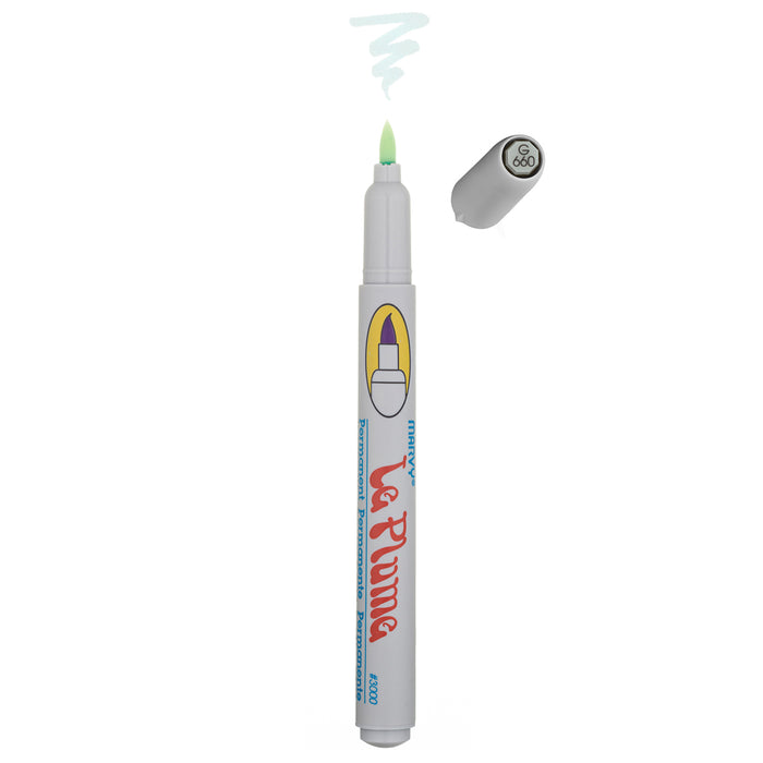 LE PLUME PERMANENT MARKERS - GREENS