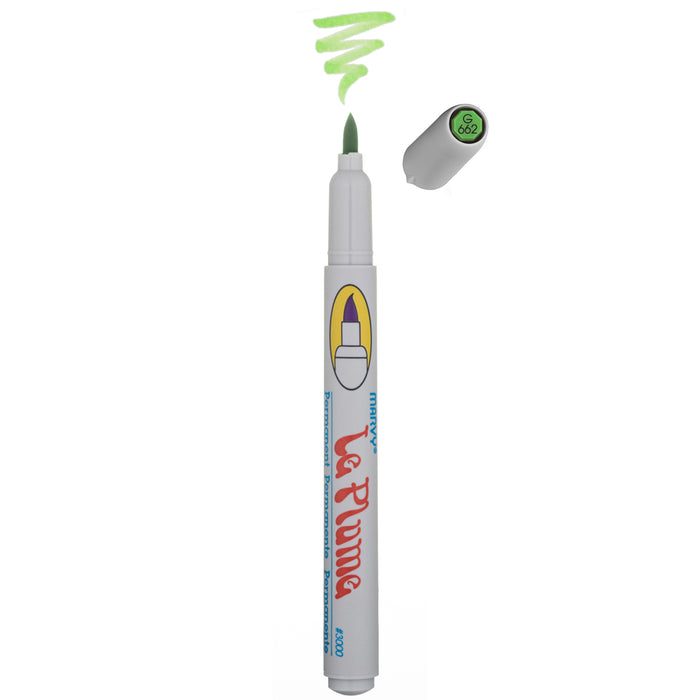 LE PLUME PERMANENT MARKERS - GREENS