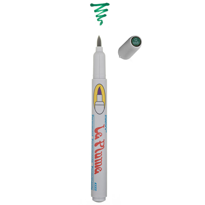 LE PLUME PERMANENT MARKERS - GREENS