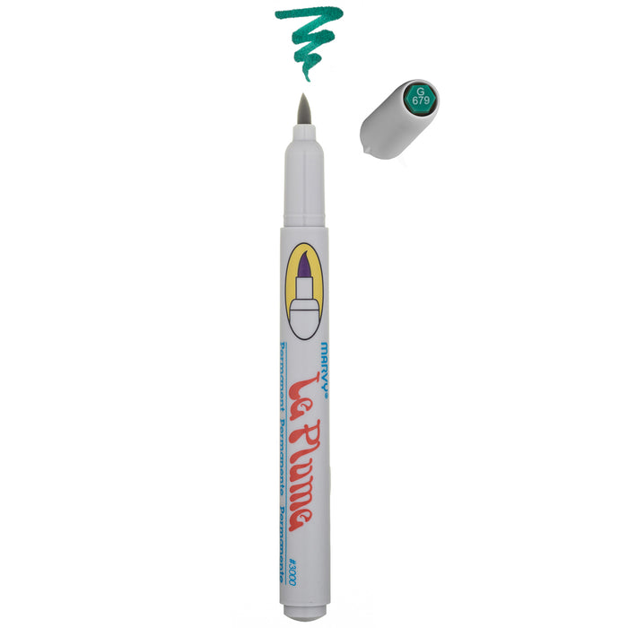 LE PLUME PERMANENT MARKERS - GREENS