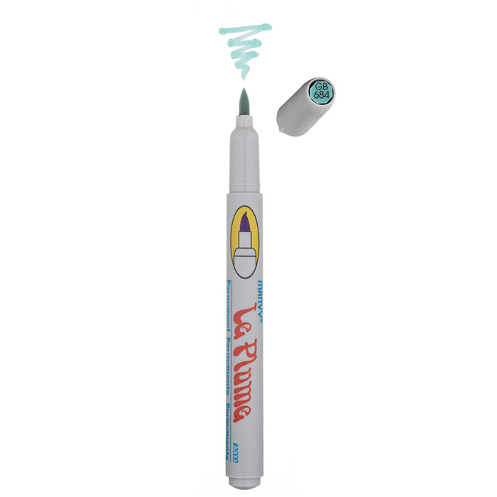 LE PLUME PERMANENT MARKERS - GREENS