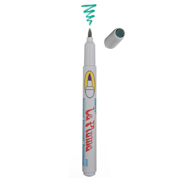 LE PLUME PERMANENT MARKERS - GREENS