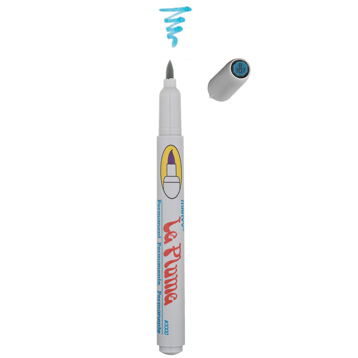 LE PLUME PERMANENT MARKERS - BLUES