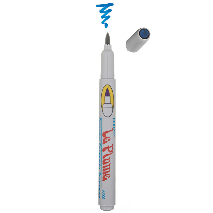 LE PLUME PERMANENT MARKERS - BLUES