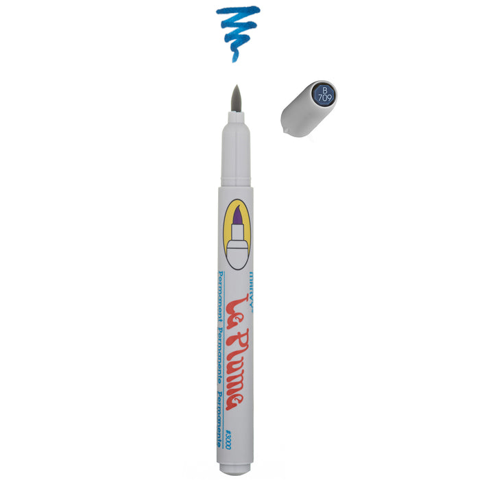 LE PLUME PERMANENT MARKERS - BLUES