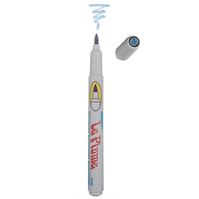 LE PLUME PERMANENT MARKERS - BLUES