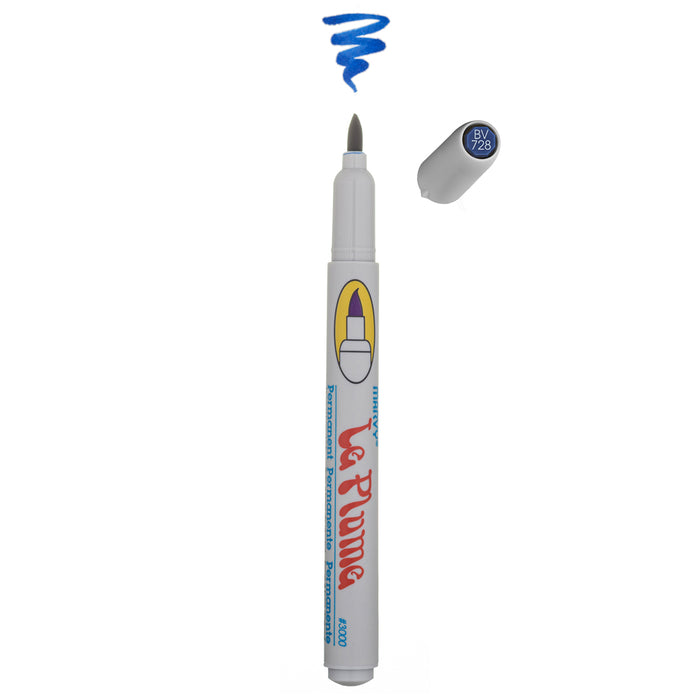 LE PLUME PERMANENT MARKERS - BLUES
