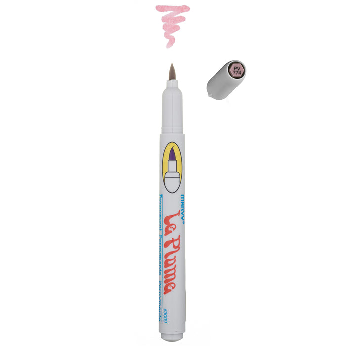 LE PLUME PERMANENT MARKERS PINK VIOLET