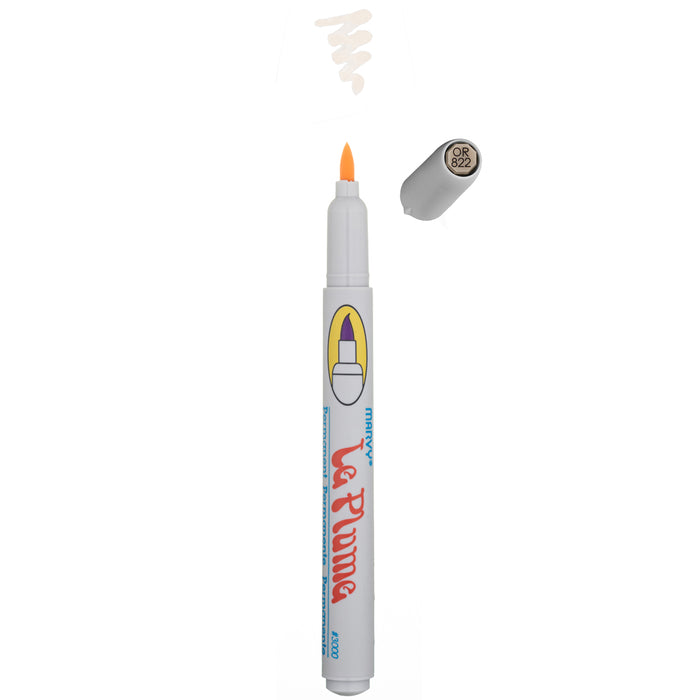LE PLUME PERMANENT MARKERS - ORANGES