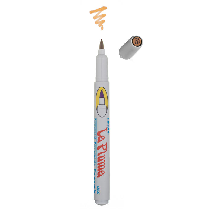 LE PLUME PERMANENT MARKERS - ORANGES
