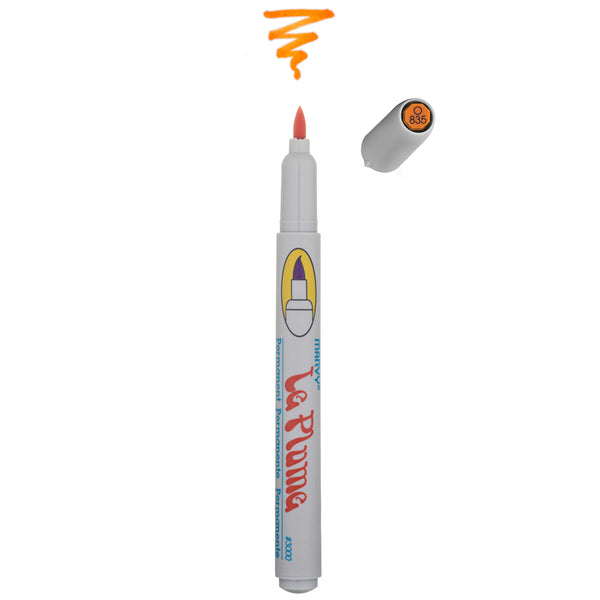 LE PLUME PERMANENT MARKERS - ORANGES