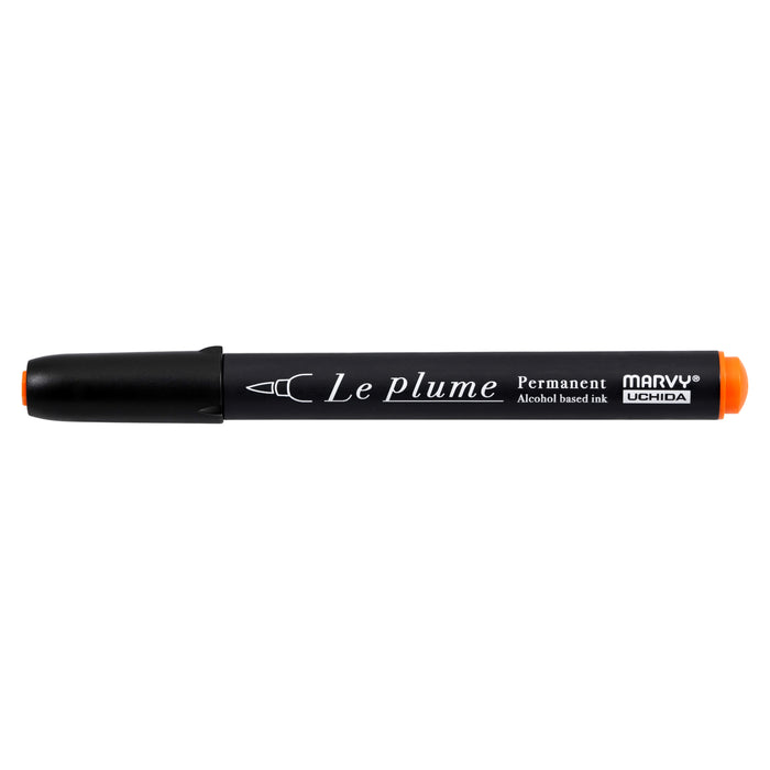 LE PLUME PERMANENT MARKERS - ORANGES
