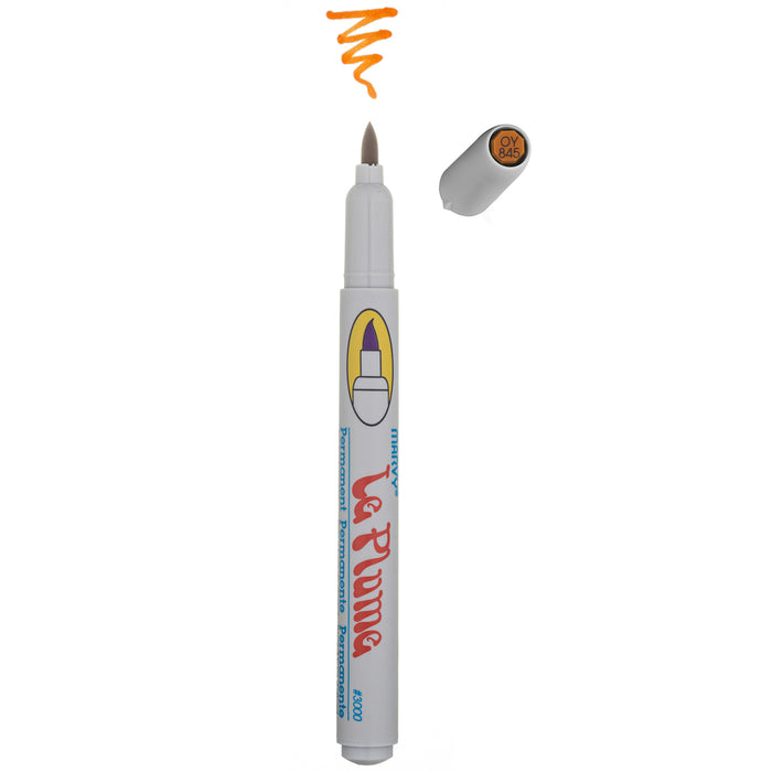 LE PLUME PERMANENT MARKERS - ORANGES