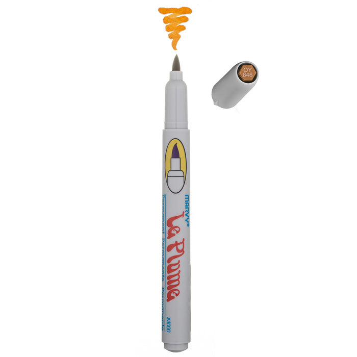 LE PLUME PERMANENT MARKERS - ORANGES