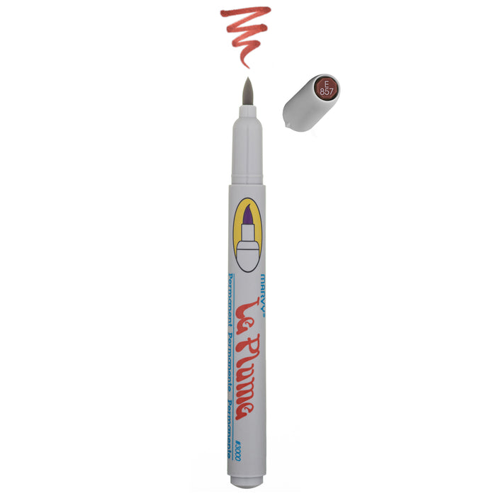 LE PLUME PERMANENT MARKERS - BROWNS