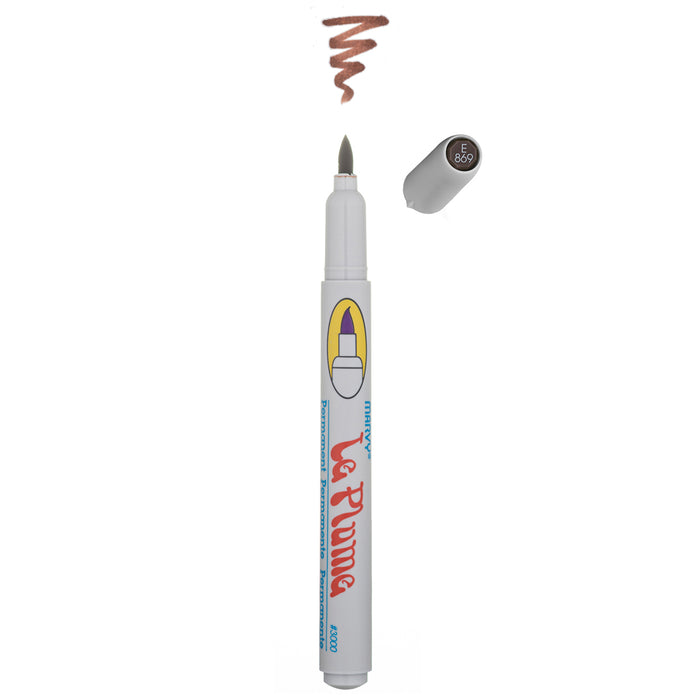 LE PLUME PERMANENT MARKERS - BROWNS